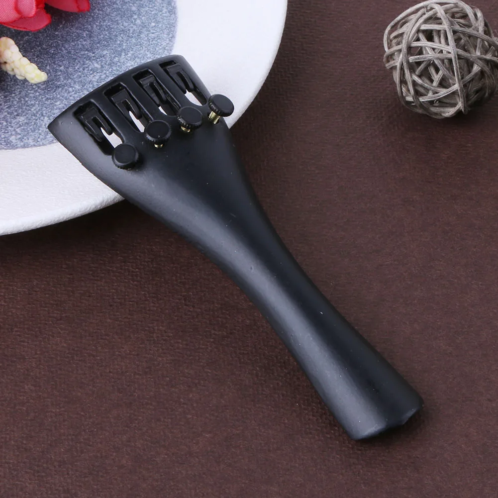 Запчасти для скрипок хвостовики из алюминия черные 3/4 4/4