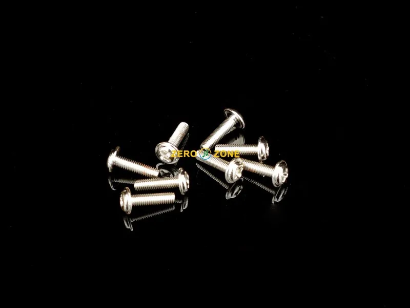 

Various specifications of M3 nickel plated screws 100pcs
