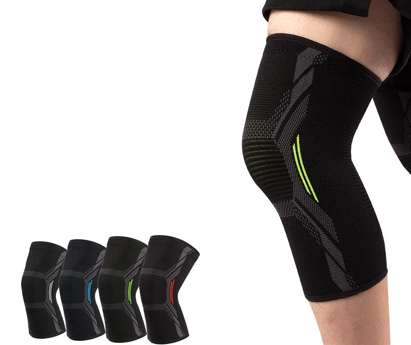 

Knitted Nylon Sports Knee Pads Cycling Pads Running Basketball Jump Rope Warm Knee Pads Leg Pads for Men and Women