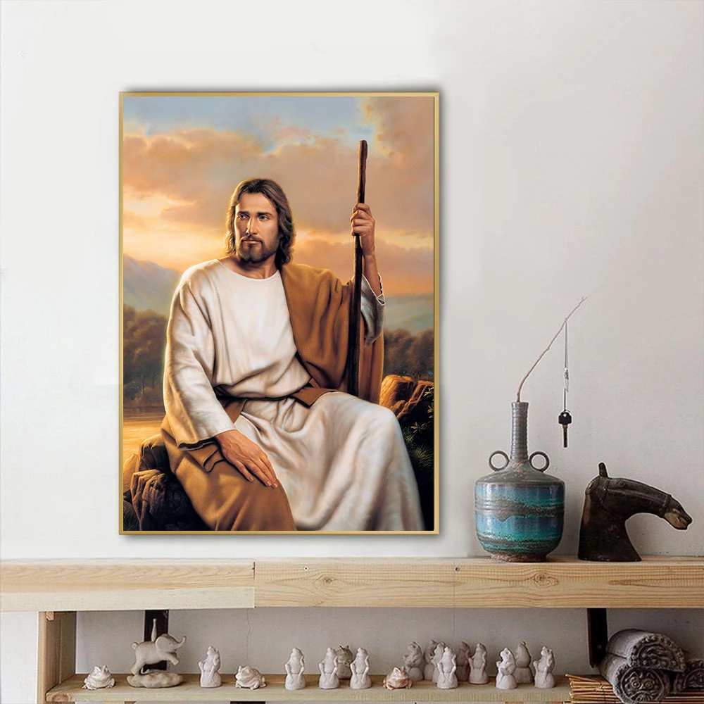 Картина на холсте с изображением Иисуса Христа Симон девей