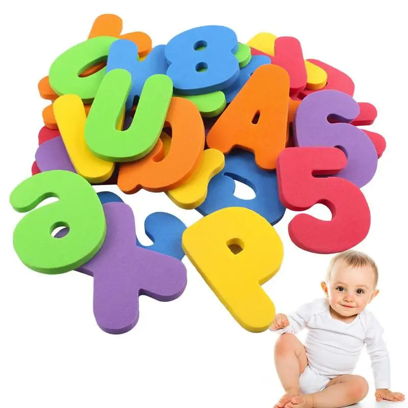 

36PCS/set Baby Kids Children Educational Toy Foam Letters Numbers Floating Bathroom Bath Tub Kid Toy Boy Girl Gift Wall Stickers
