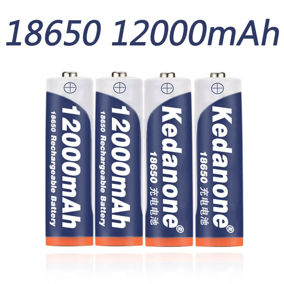 

2023New New 18650 Battery Rechargeable Battery 3.7V 18650 12000mAh Capacity Li-ion Rechargeable Battery For Flashlight Torch Bat