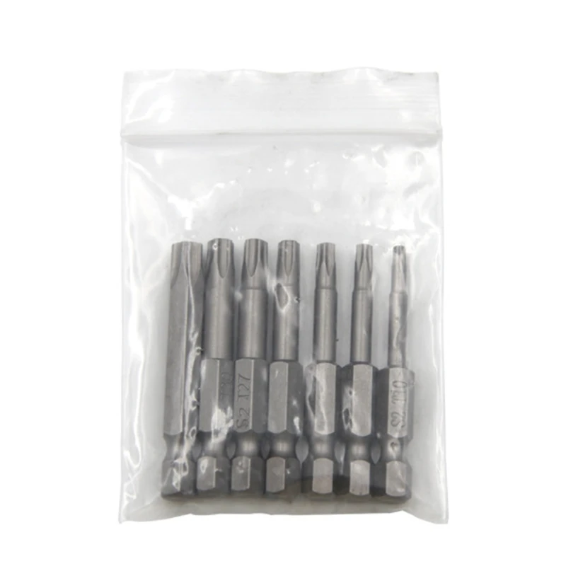 

Magnetic Hollow Torx Hand Screwdriver Bits Electric Drill Bits Magnetic Hollow