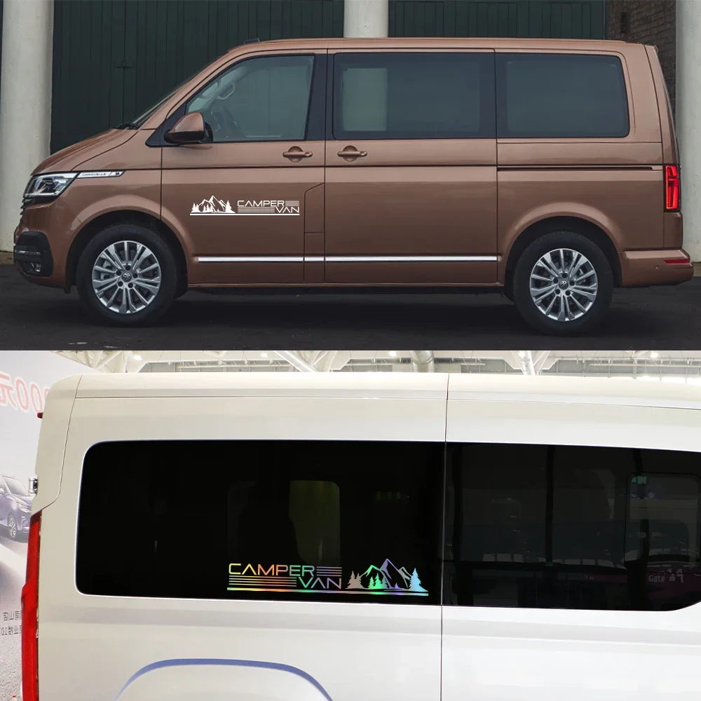 Наклейки На Боковые Полосы Автомобиля Для Volkswagen Transporter Touran Caddy Ford Transit Fiat Ducato Renault