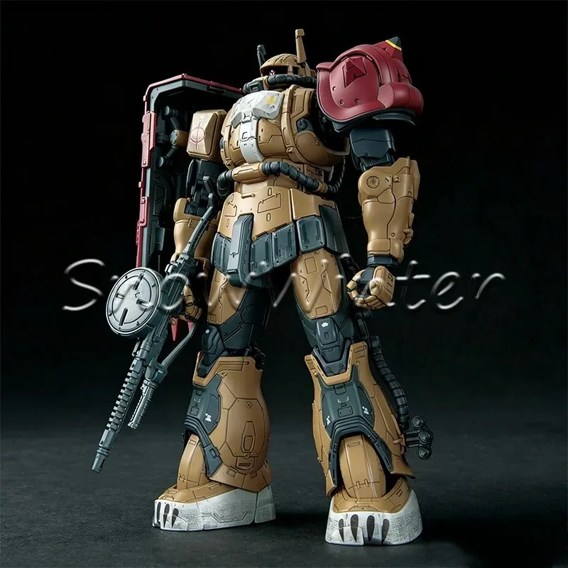 Фото В наличии: Коллекционная сборная модель Bandai 1/144 HG h254 MS-06F ZAKUII F TYPE SOLARI RFV, готовая к отправке. №2