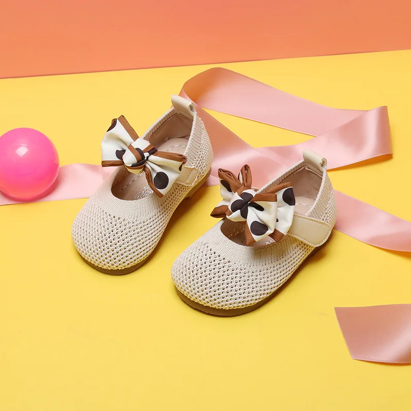 

Children's Spring Toddler Shoes 1-2 Years Old Princess Shoes Girls Soft Bottom Mesh Shoes