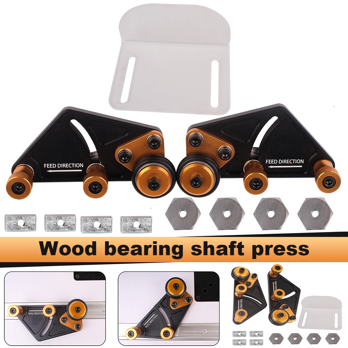 

Инструмент Loc перо пропеллер T-гусеницы алюминиевый стол для подачи безопасный Фидер Тип 19/30/75 пила роликовый подшипник доска