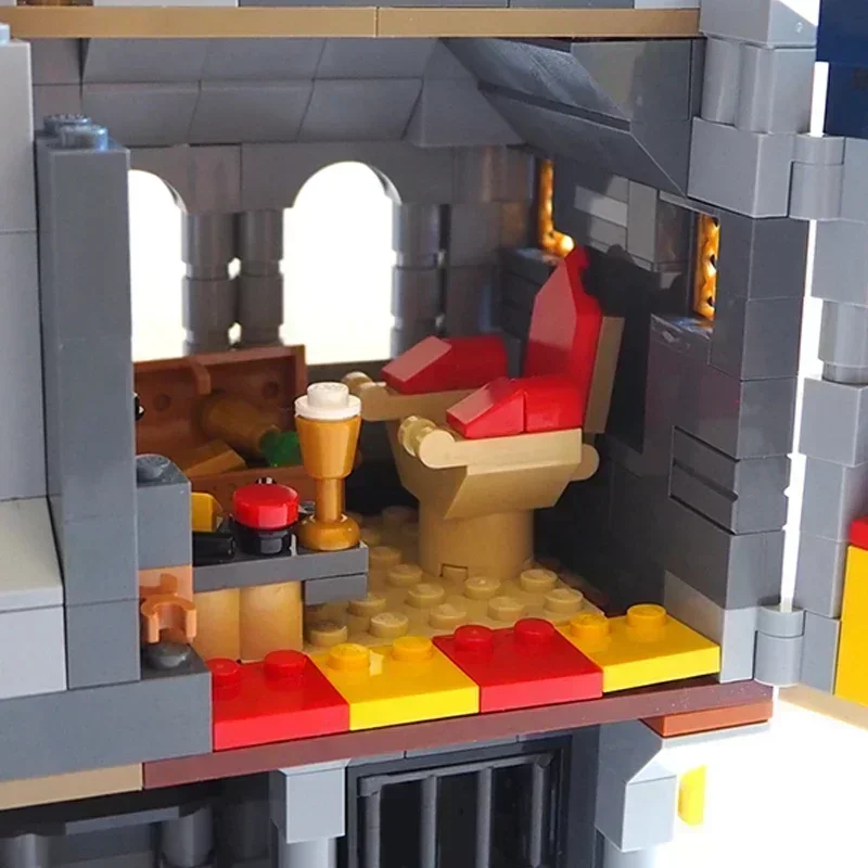 Военная модель Moc строительные кирпичи черный сокол Trebuchet технология модульные