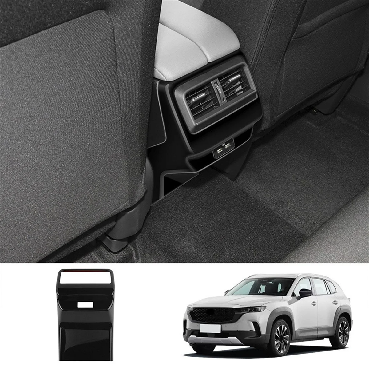 Для Mazda CX50 2023 Американская версия Автомобильная Задняя Крышка вентиляционного