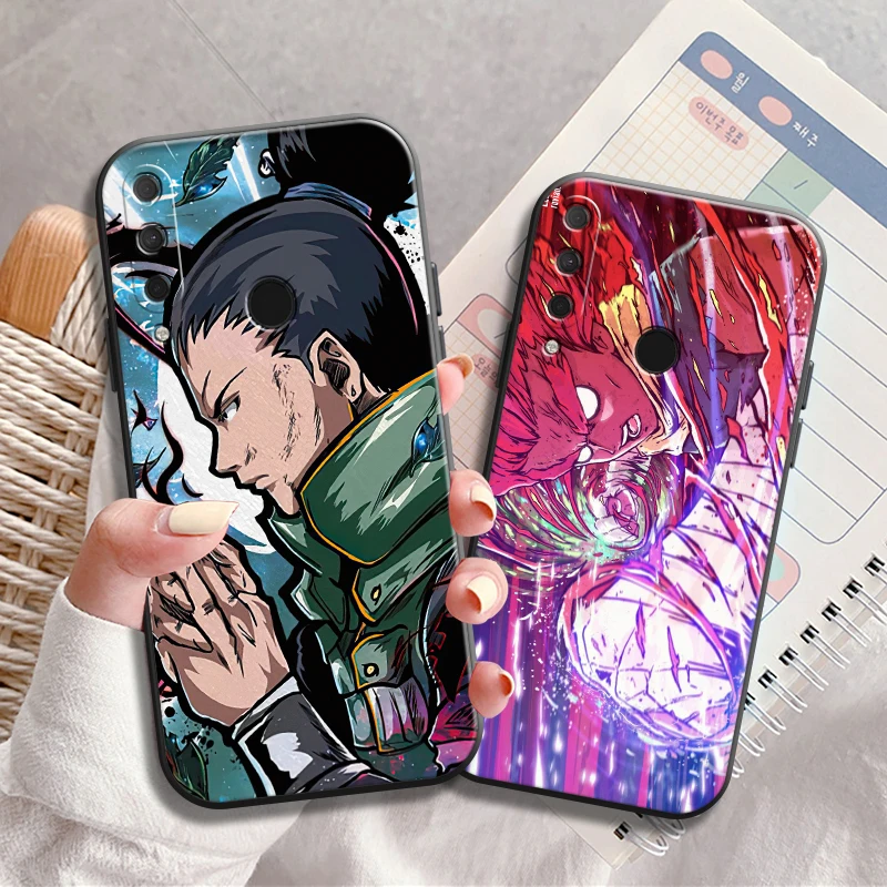 

Japan Anime NARUTO Phone Case For HUAWEI Honor 8X 9X 9 Lite 9A Shell TPU ShockProof Black Luxury Ultra Funda Original