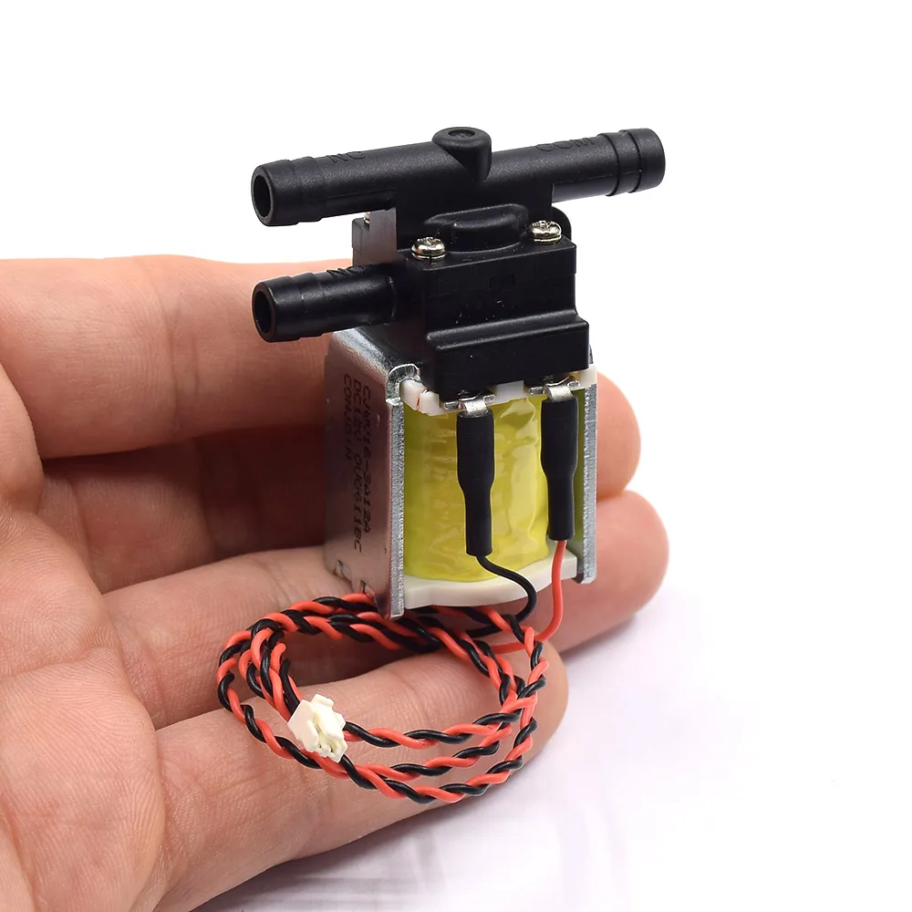CJWV16-3A12A DC 12V Micro 2-Position 3-Way Solenoid Water Valve  Flow Control Switch for Sweeper Floor carpet Cleaner
