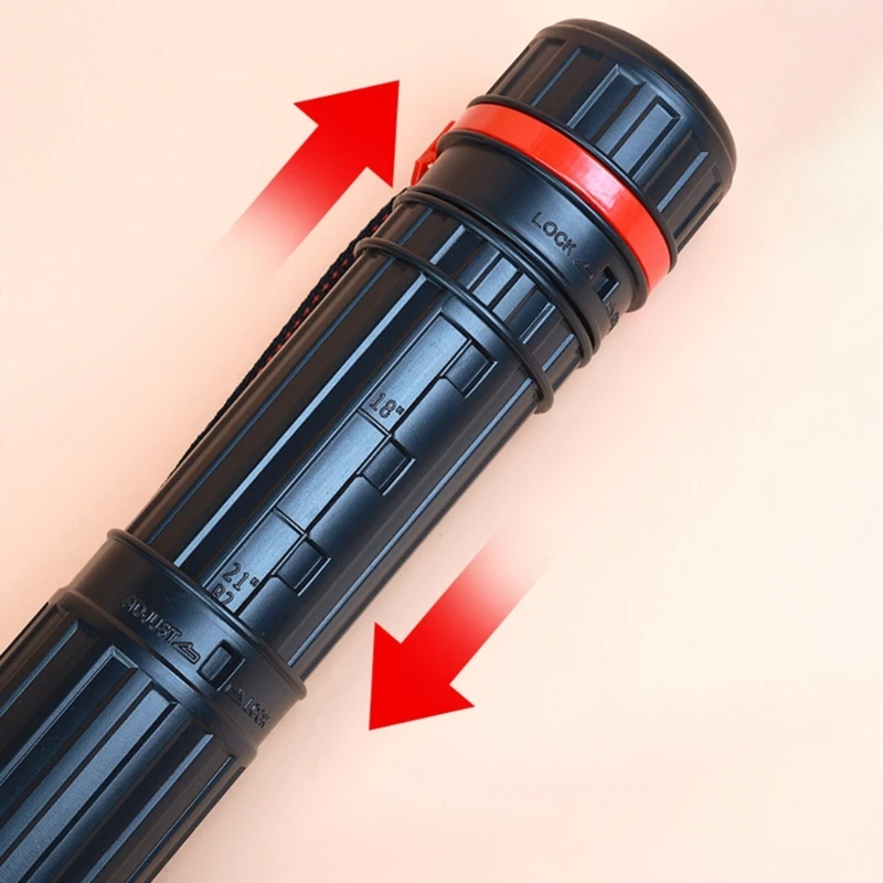 Выдвижная транспортная трубка для художественного плаката и документа с ремнем