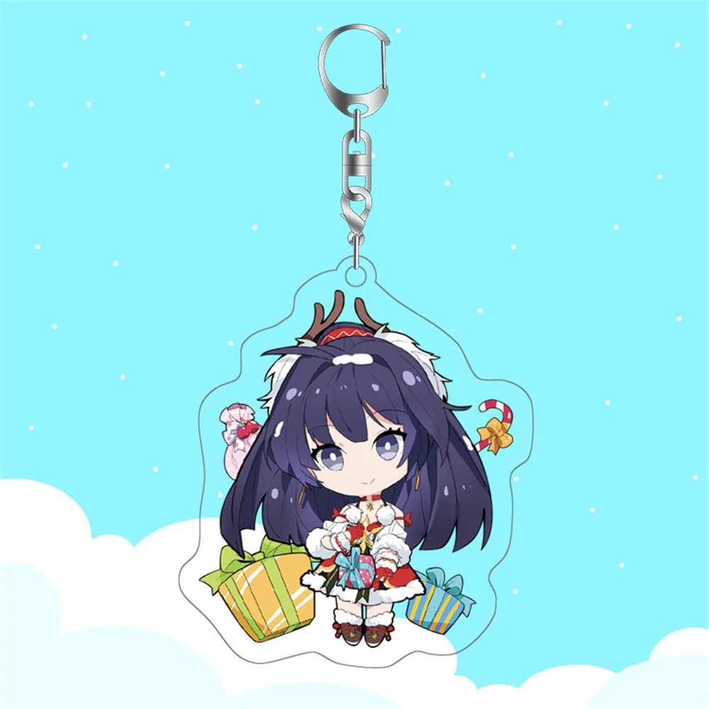 6 см Honkai Impact 3 Elysia Yae Sakura Miko Fu Hua Raiden Mei Bronya Zaychik автомобильный брелок игровой рюкзак