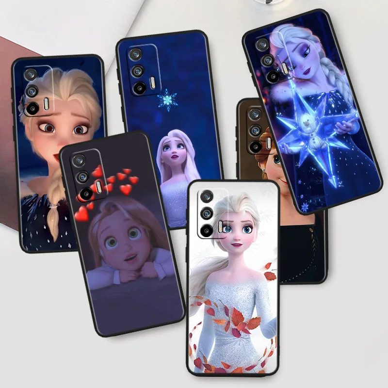 

Nice looking Frozen Phone Case For OPPO Realme Q5i Q5 Q3S 10 9i 8i 7i 6 5 Narzo 50i 50A 50 30 Pro Plus Black Cover
