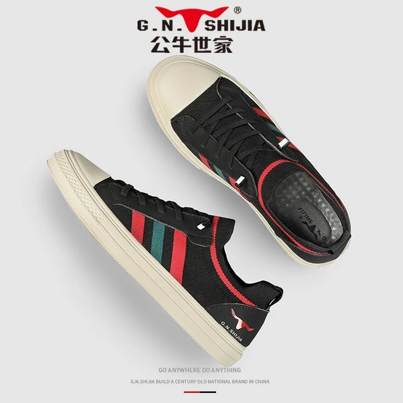 

Высококачественная Осенняя мужская обувь, дышащая модная универсальная холщовая Повседневная сетчатая обувь, новый стиль