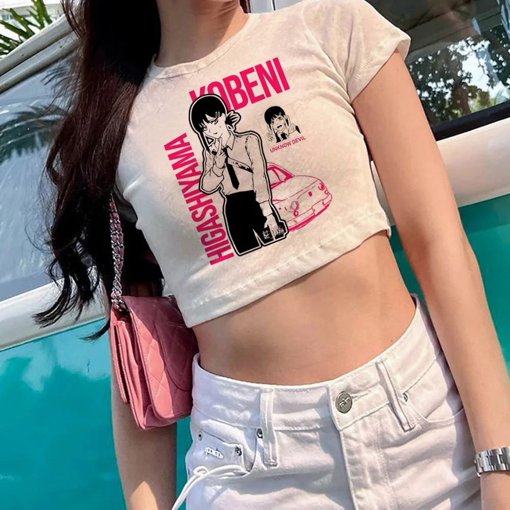 

Кроп-топ унисекс в Корейском стиле с принтом бензопилы