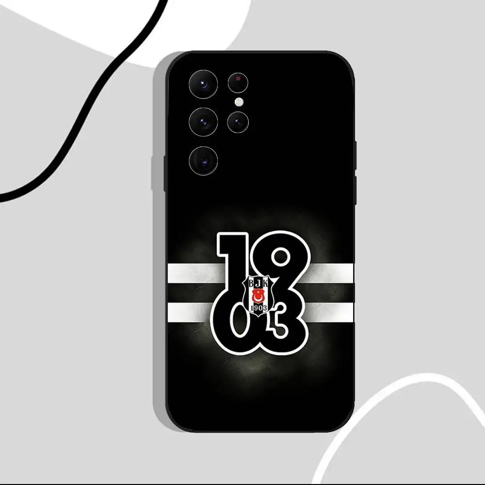 Модный чехол для телефона B-Besiktas BJK Turky для Samsung S10, S21, FE, S21, S26, S25, S24, S23, Ultra, S9, S22, Plus, черный, противоударный, из ТПУ (art.: 3920daffda878) - 3920daffda878
