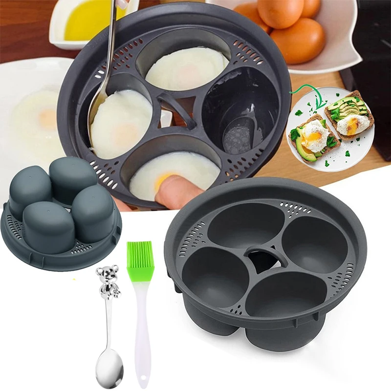 

For Thermomix TM5 TM6 4In1 Tools Egg Cooker Egg Poachers Multifunction Pot Steamer Tray Stand Egg Rack Cooking Kitchen Utensils