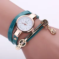 Reloj Fashion Women Bracelet Watch Gold Quartz Gift Watch Wristwatch Women Dress Leather Casual Bracelet Watches Hot Selling 3