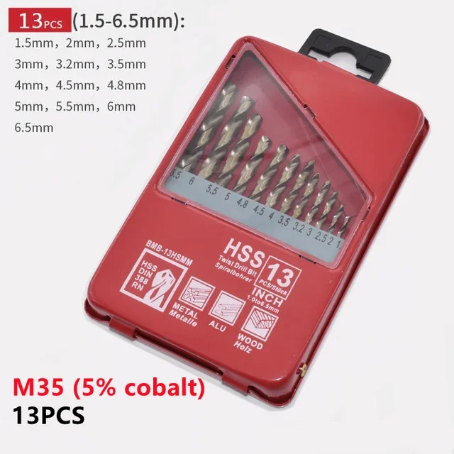 

Набор сверл DUTRIEUX 1,0-13 мм