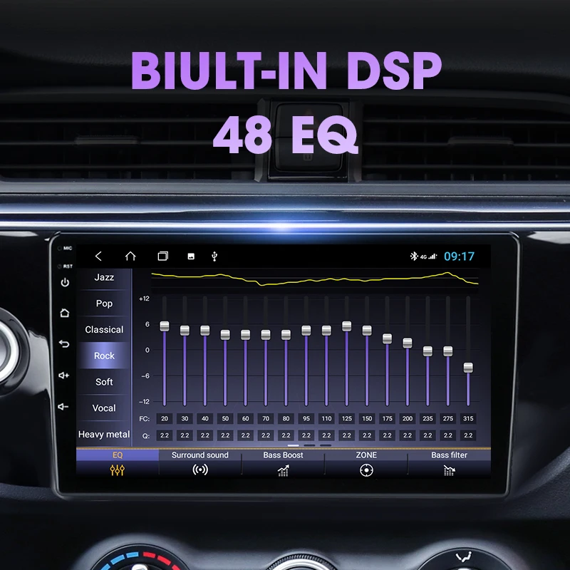 Vtopek 10&quot 4G+WiFi DSP 2din Android 10.0 Car Radio Multimidia Video Player Navigation GPS For KIA RIO 4 RIO4 2017-2019 Head Unit |