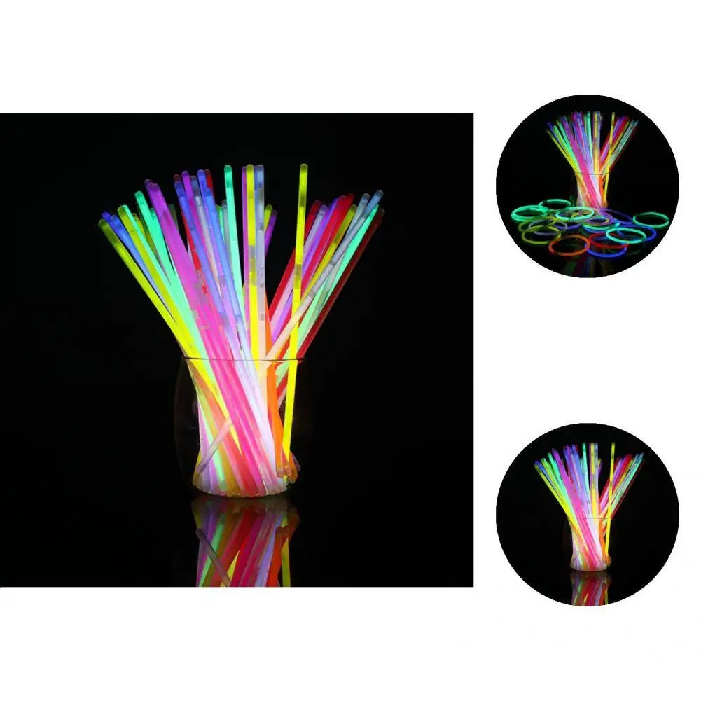 

Glow Sticks Deformable Multicolor Extra Long Life Fluorescence Bracelets for Inddor