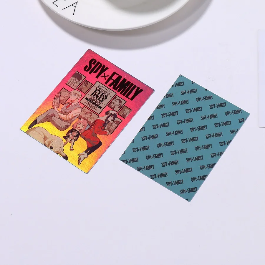 10 комплектов шпионских игровых домиков аниме Лазерная флэш-карта Ania Dusk Joel