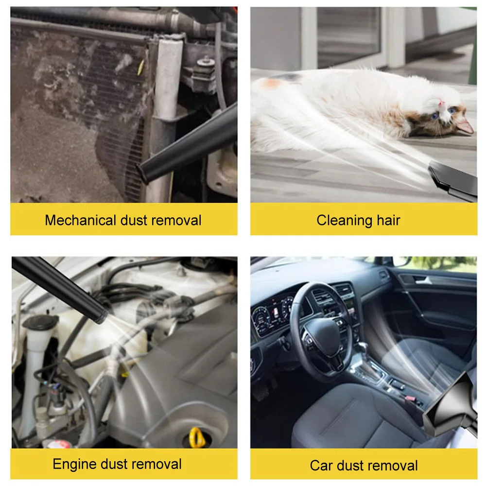 Беспроводная воздуходувка и пылесос 2 в 1 Электрический пылесборник