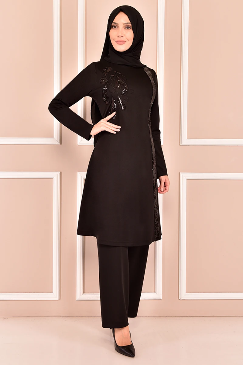 Вышитый штамп, черный мусульманский женский наряд, сшитый женский наряд, Abaya, платье, Турция, магазин, мусульманский хиджаб, платья KBR10015