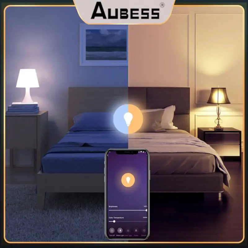 

Timing Control Led Light Bulb Dimmable Wifi Bulb Voice Control E27 E26 B22 Smart Light Bulb Work With Alexa Google Home 9w