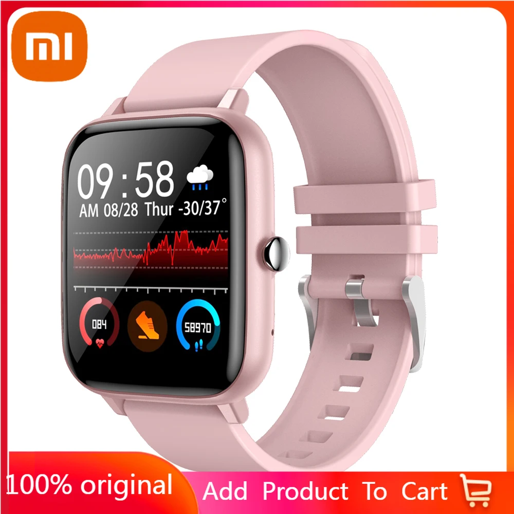 

Xiaomi BT Call Smartwatch Men Women Relogio Inteligente Smart Watch support Clock Fitness Tracker for IOS Android
