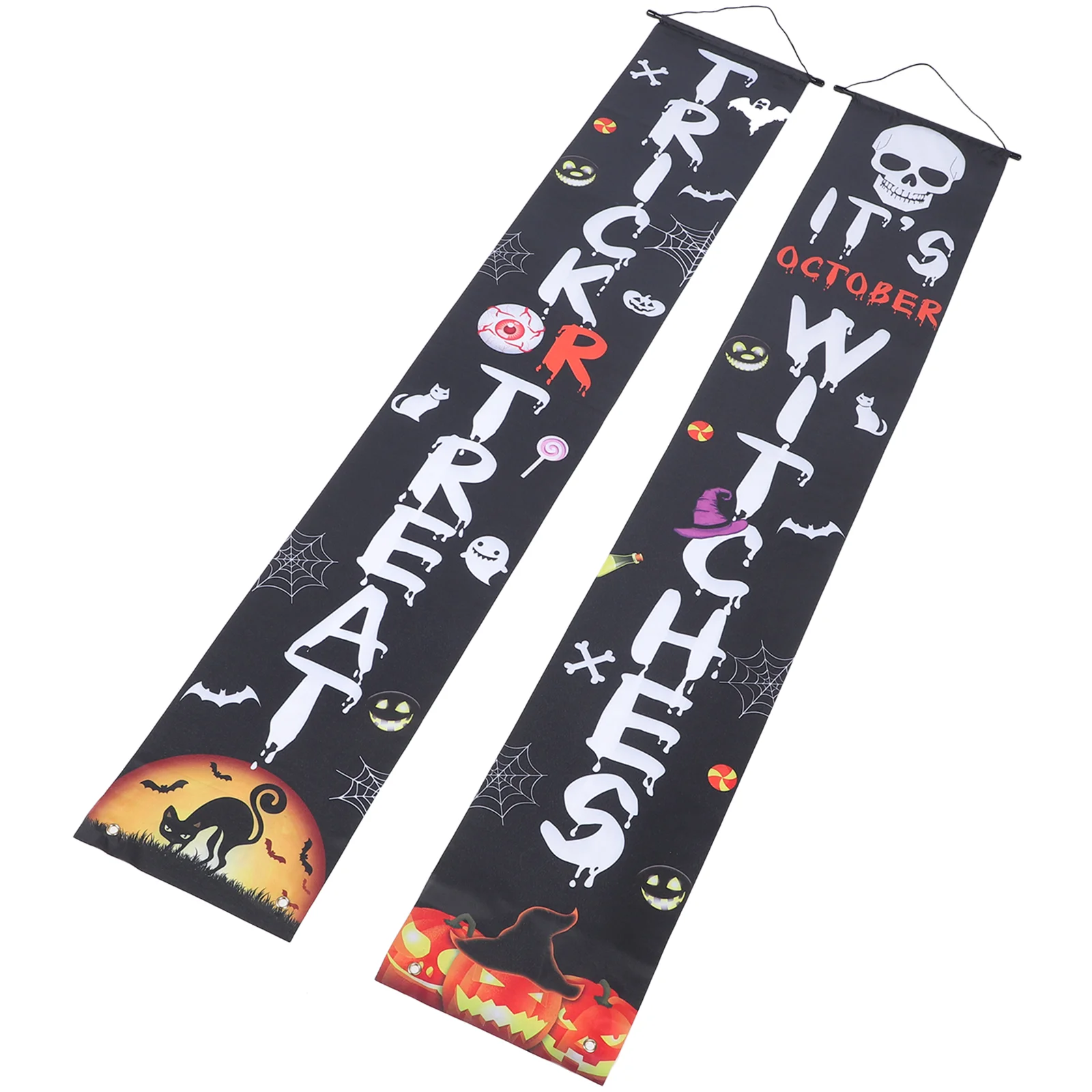 Декор Хэллоуин Куплет Крыльцо Подвесные Дверные Таблички Наружные Украшения для