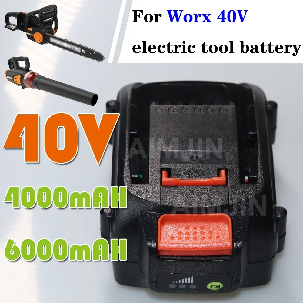 Литиевая батарея 40 В для Worx WA3580 аккумулятор 4000/6000 мАч WG180 WG280 WG380 WG580 инструментов