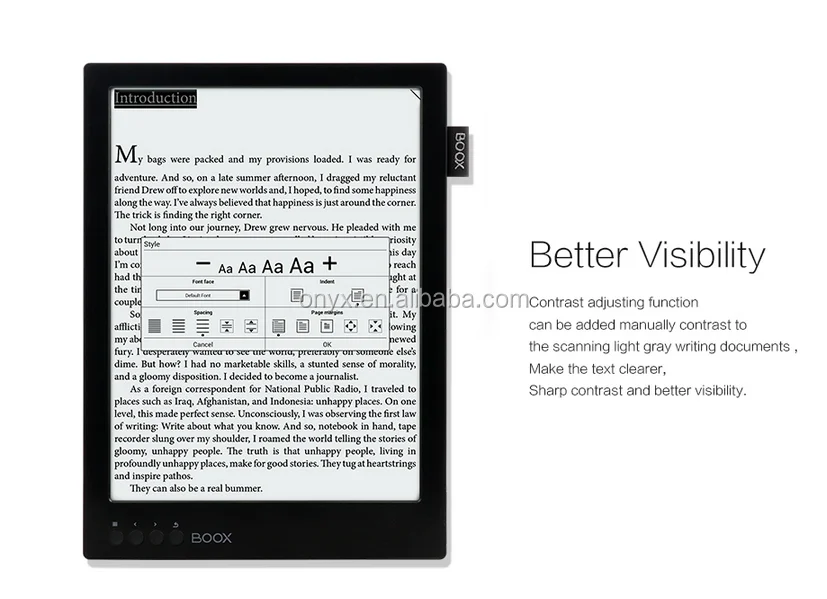 

latest launch 13.3 ebook readers pdf e book e-paper tablet ereader with wifi