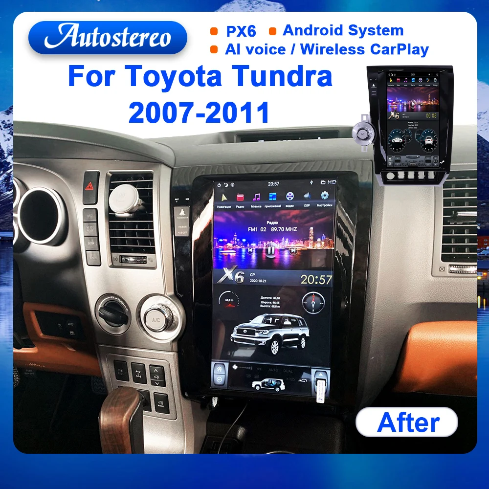 

Автомагнитола для Toyota Tundra 2007-2013Android, GPS, автостерео, головное устройство, мультимедийный проигрыватель, навигация, магнитофон, Тесла, IPS экран