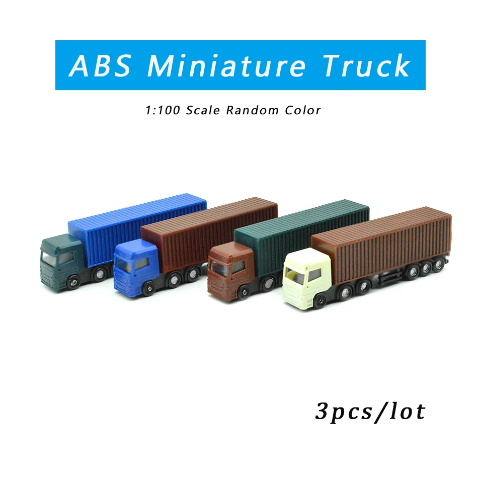 

1:100 моделирование вагон ABS пластик модель грузовика автомобиль игрушки железнодорожный поезд макет песок стол архитектура здание пейзаж 3 ш...