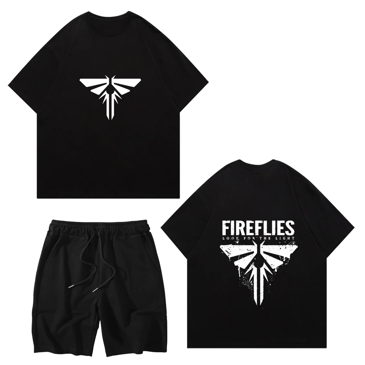 The Last of Us T Shirt Shorts Tracksuit Sets Popular Game Printed Ellie Graphics Tees High Quality Cotton Sportswear Outfits