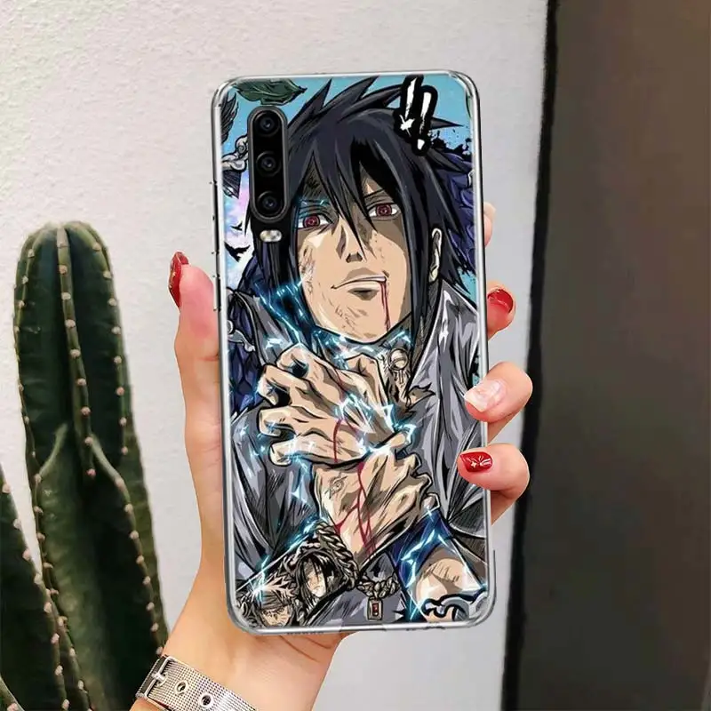 Модный чехол для телефона с аниме Наруто Huawei P30 Lite P20 Pro P10 P40 P50 Mate 20 30 10 40 мягкий