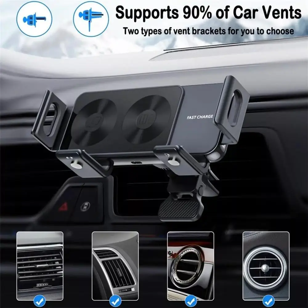 Беспроводное быстрое автомобильное зарядное устройство гравитационный