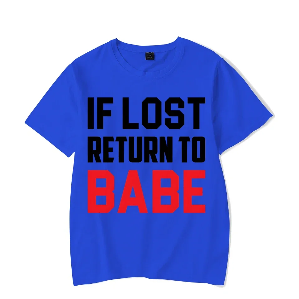 Футболка IF LOST RETURN TO BABE I AM Одинаковая парная рубашка Мужская женская одинаковая