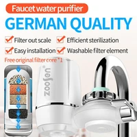 mini tap water filter purifier kitchen faucet washable ceramic percolator water filter rust bacteria removal replacement filter