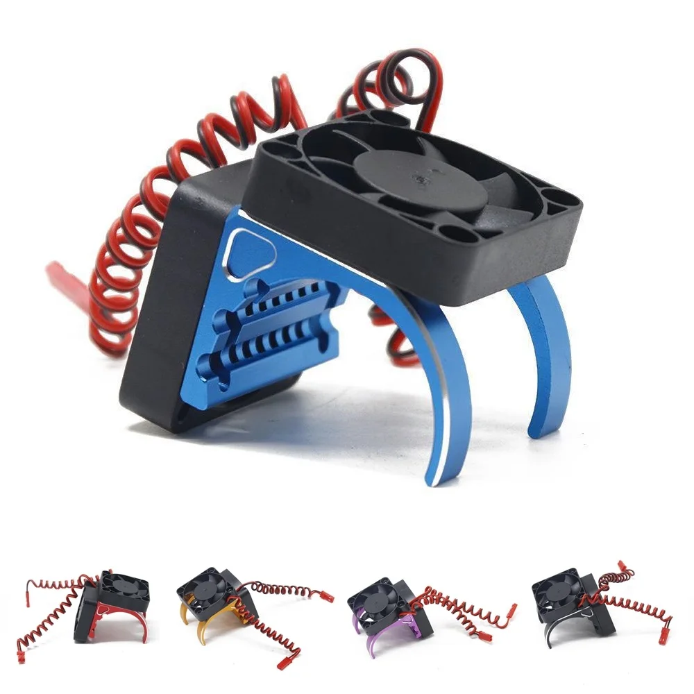 42 мм вентилятор охлаждающий с двойным двигателем теплоотвод для Traxxas 1/10 MAXX E-Revo