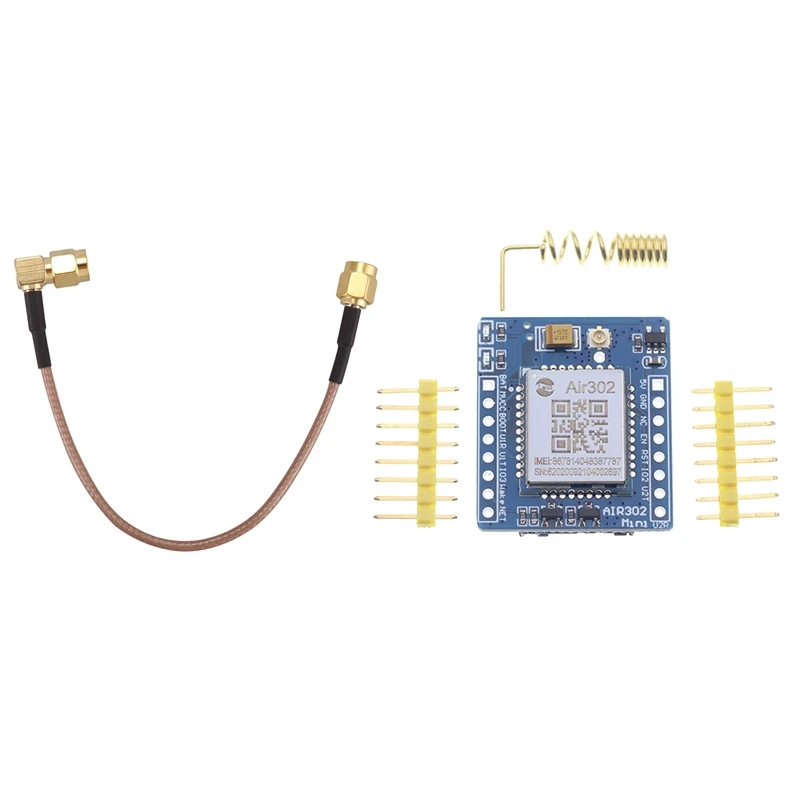 

HFES 6-дюймовый SMA штекер-SMA штекер под прямым углом штекер гибкий соединительный кабель & Air302 модуль NB-Iot макетная плата B1 B3 B5 B8