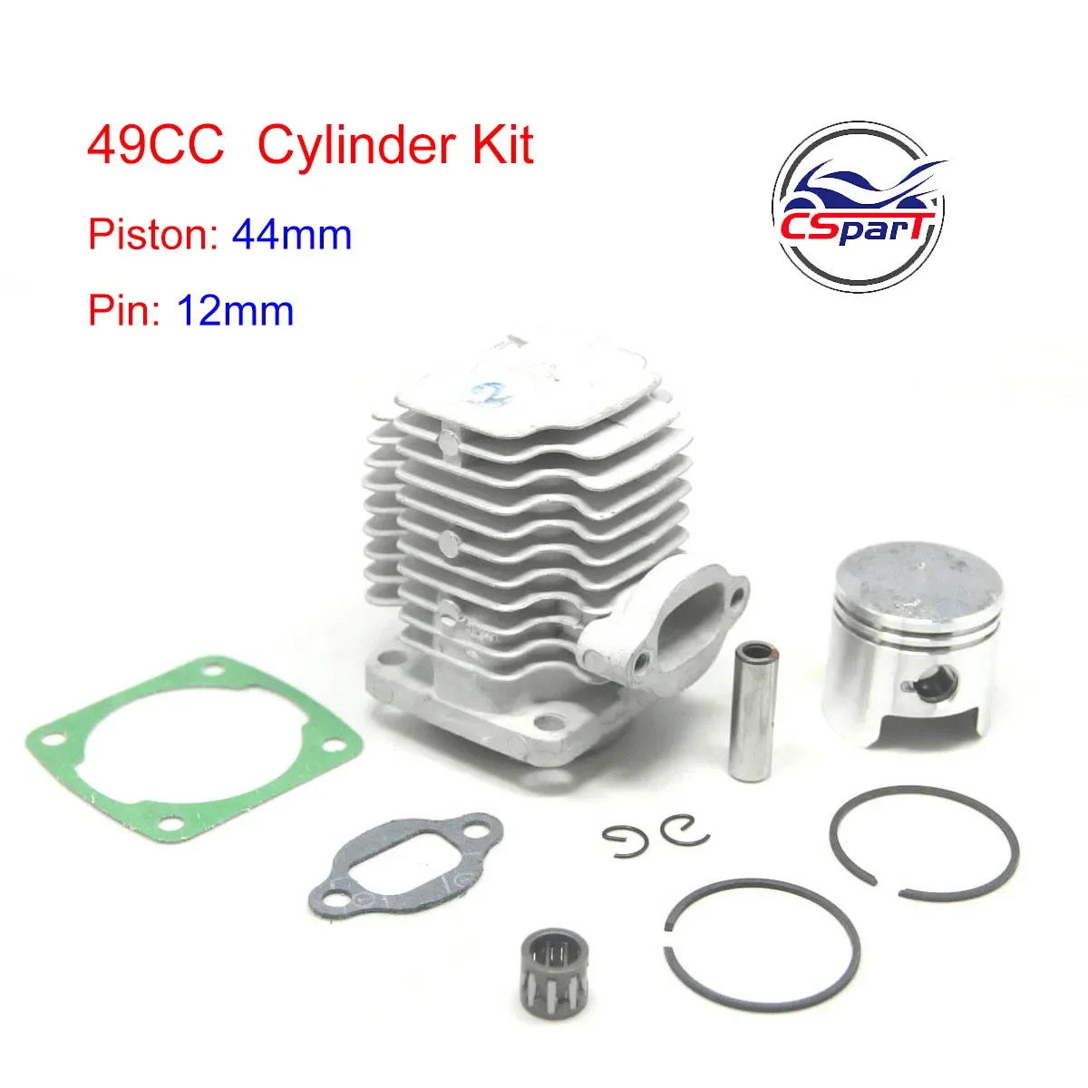 40 мм 44 мм 10 мм 12 мм 1E40F-6 1E44F-6 набор цилиндров для ROBIN NB411 Кусторез триммер для травы 2-тактный 47CC 49CC Mini Moto