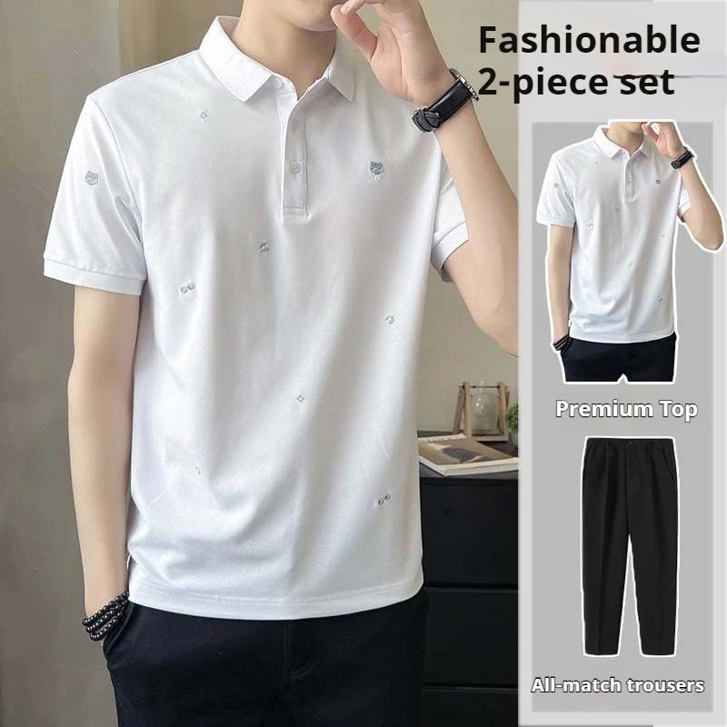 Karali 2024 Новинка рубашка с коротким рукавом Мужская Пиппи и красивая футболка