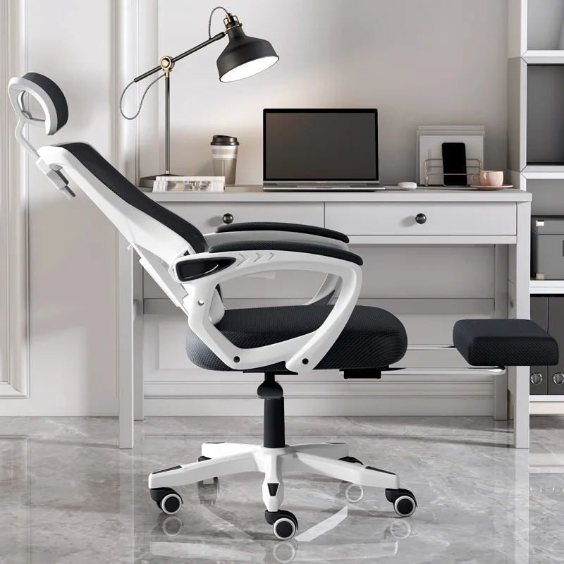 

Удобные игровые офисные кресла для кабинета, компьютерный поворотный эргономичный стул с откидной спинкой, игровая офисная мебель