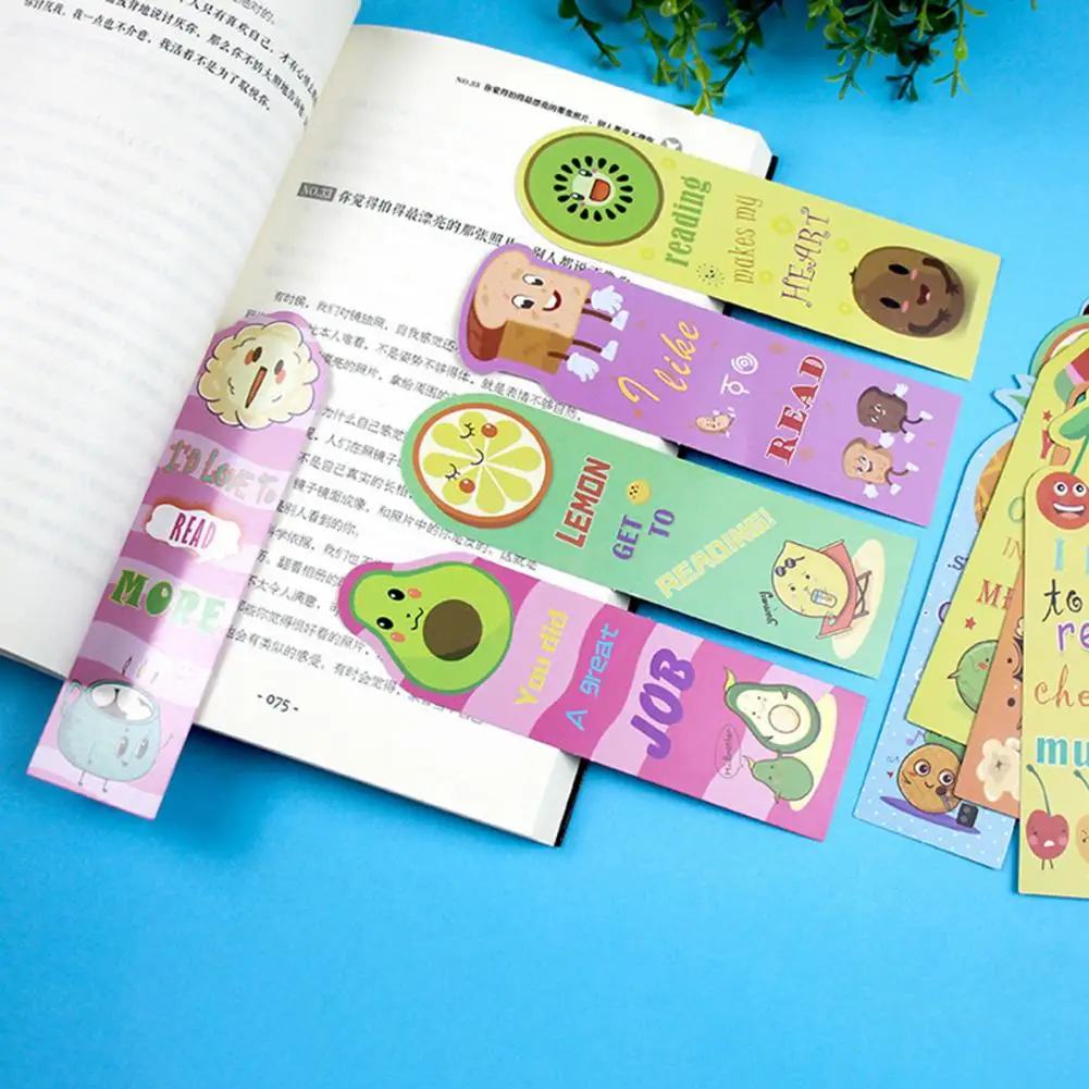 

Long-lasting Scented Bookmarks Fruit-themed Scented Bookmarks Encouraging Reading with Long-lasting Scents for Kids Students Fun