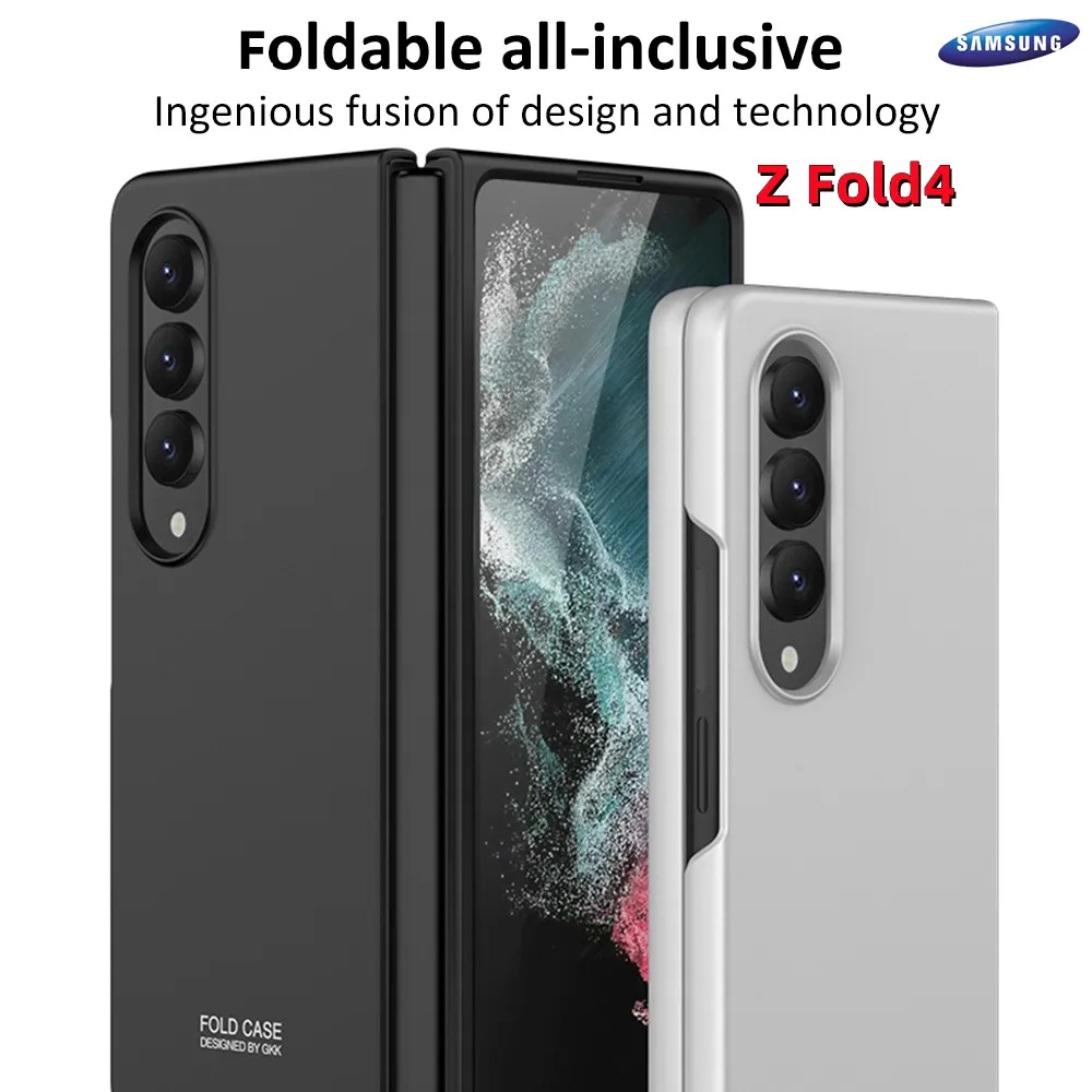 

Foldable All-inclusive Case For Samsung Galaxy Z Fold4 5G Luxury Ultra-thin Color Contact Lens Folding Shell Non-fingerprint New