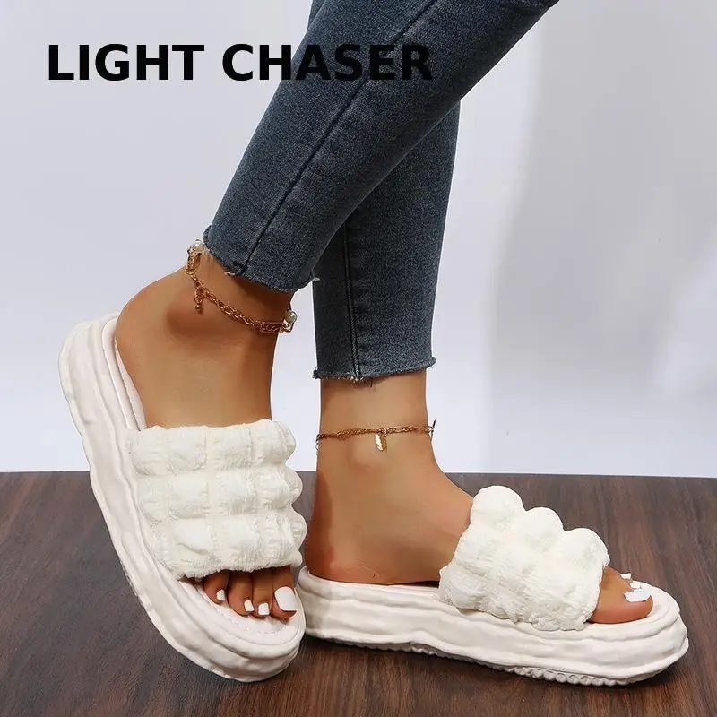 2022 Fashion Women's Slippers Female Platform Street Summer Outdoor Shoes Punk Beach Wedges Women Sandals Sandalias De Mujer