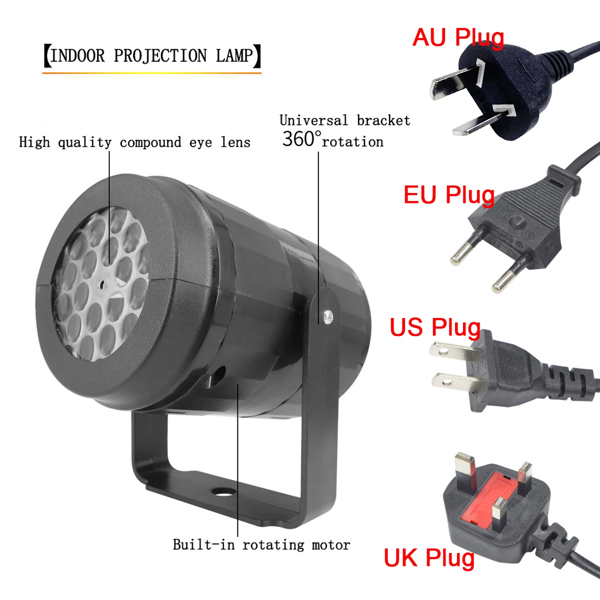 Multiple Patterns Christmas Projector Decoration Indoor Lighting LED Laser Snowflake Lamp Party New Year Outdoor Home |